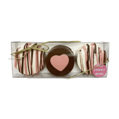 anDea - 3pc Valentine's Chocolate Covered Sandwich Cookies