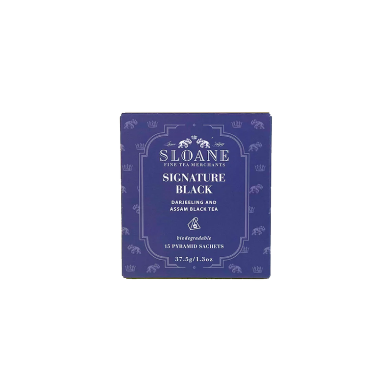 Sloane - Signature Black 15ct Tea Sachet Box