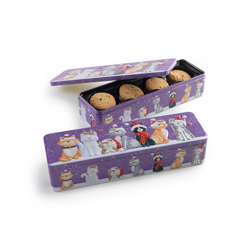 Christmas Cat Tin