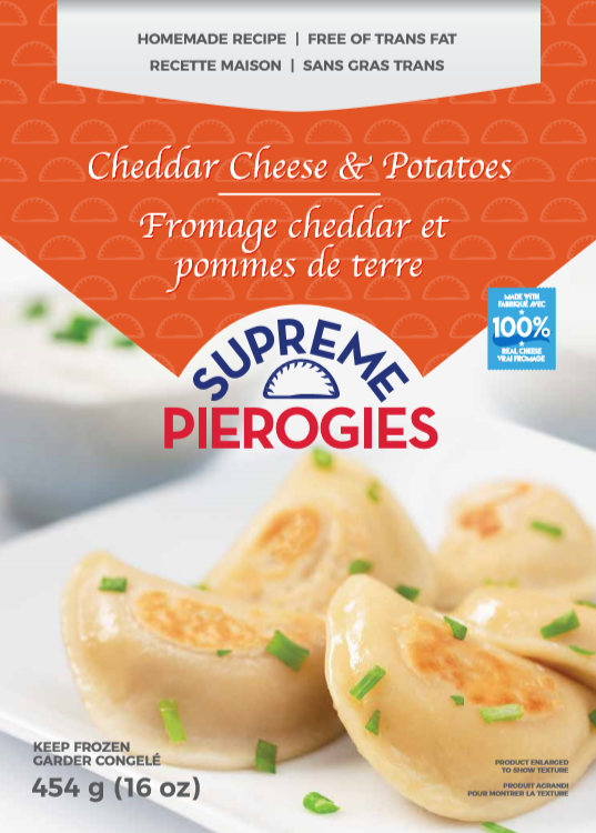 Supreme Pierogies - Cheddar Cheese & Potatoes