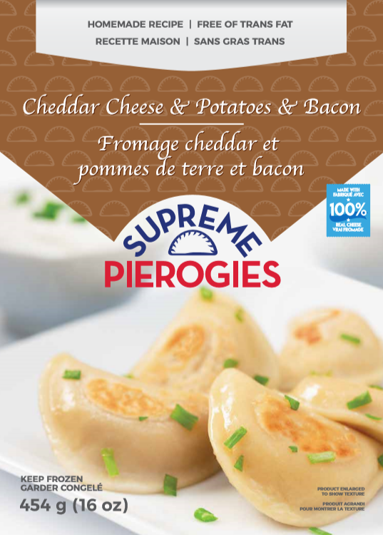 Supreme Pierogies - Cheddar with Potatoes & Bacon