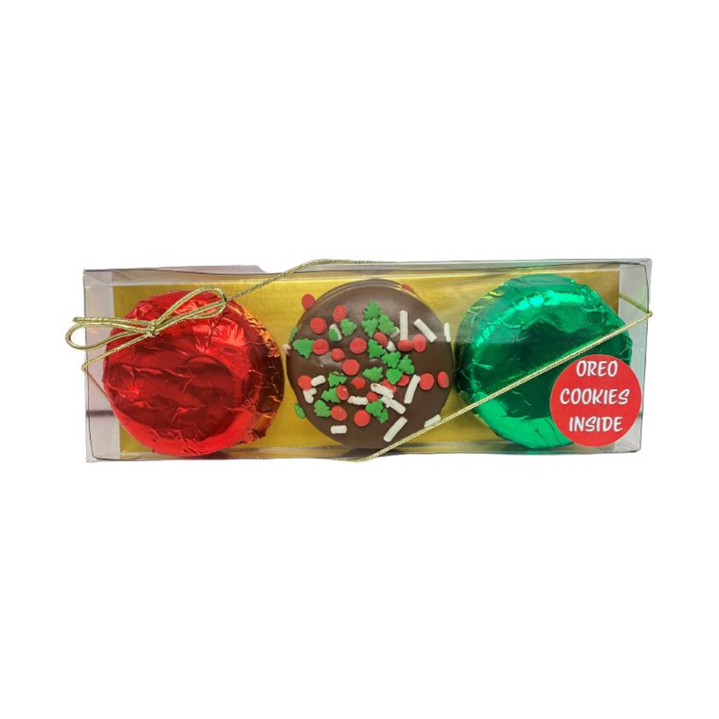 anDea - Holiday Foil Milk Chocolate Sandwich Cookie (3 pc)