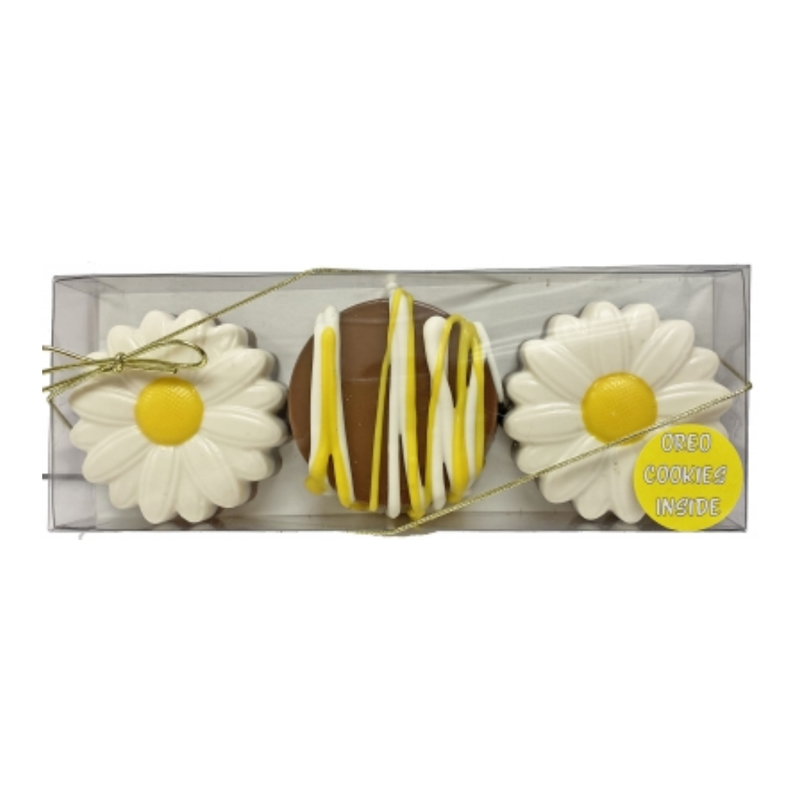 anDea - Daisy 3 pc Chocolate Covered Sandwich Cookies