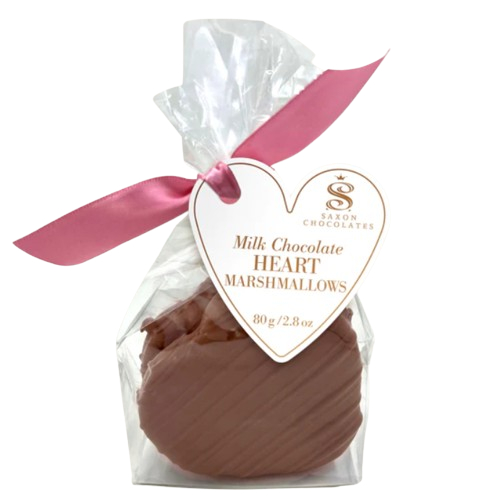 Milk Chocolate Heart Marshmallows