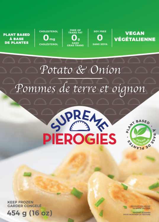 Supreme Pierogies - Potato & Onion (Vegan)