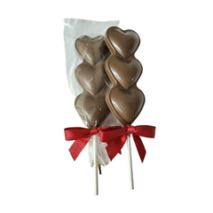 anDea - Stacked Hearts Milk Chocolate Pop