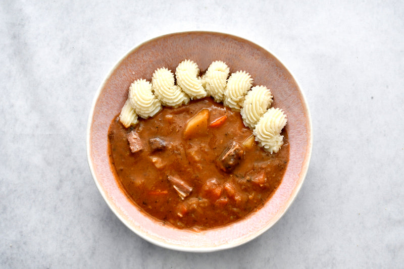 DSG - Beef Stew au Vin with Garlic Mash
