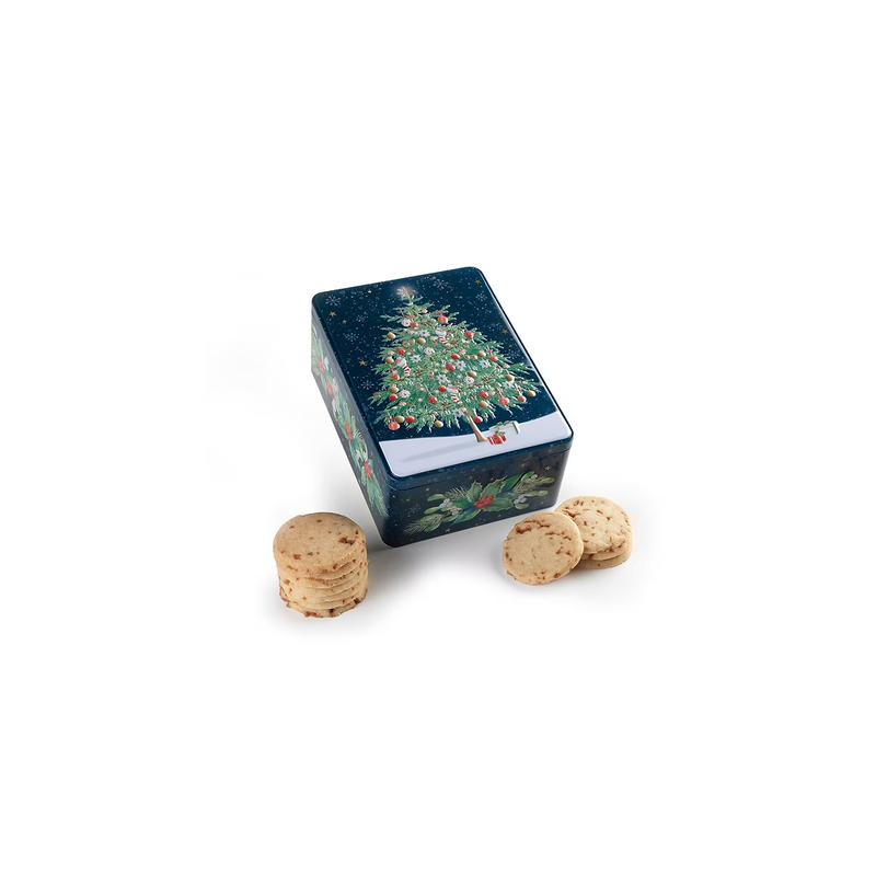 Christmas Tree Rectangle Tin