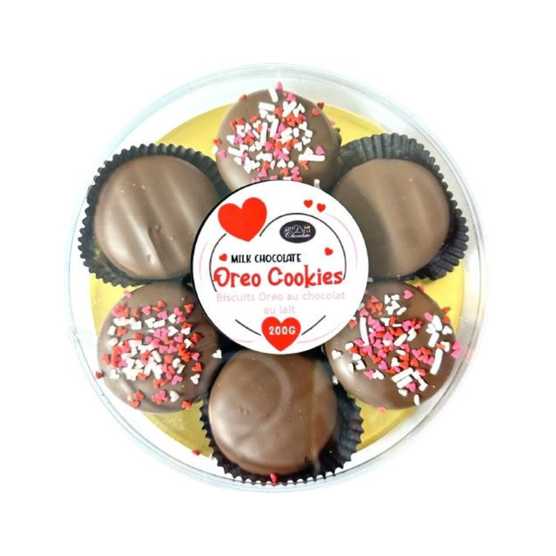 anDea - Valentine's Milk Chocolate Covered Sandwich Cookies (7pc)