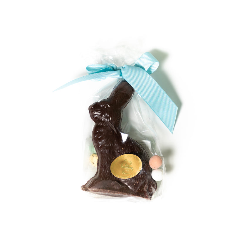 Saxon Chocolates - Dark Chocolate Bunny With Eggs