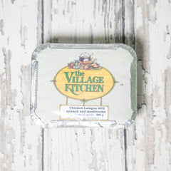 Village Kitchen - White Chicken Lasagna with Spinach and Mushrooms
