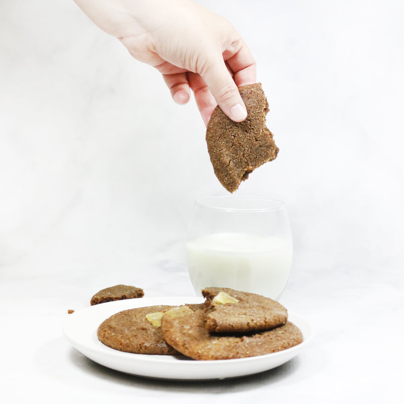 Maudie's Chewy Ginger Molasses Cookies - 6 JUMBO Cookies