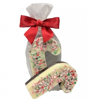 anDea - White + Dark Chocolate Peppermint Candy Cane