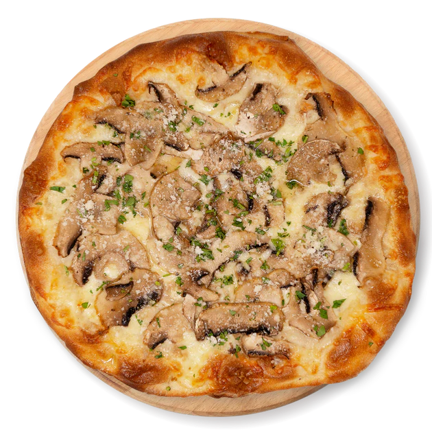 Porta Pizza - Carmela - Fresh mozzarella, mixed mushrooms, truffle oil and a touch of parsley