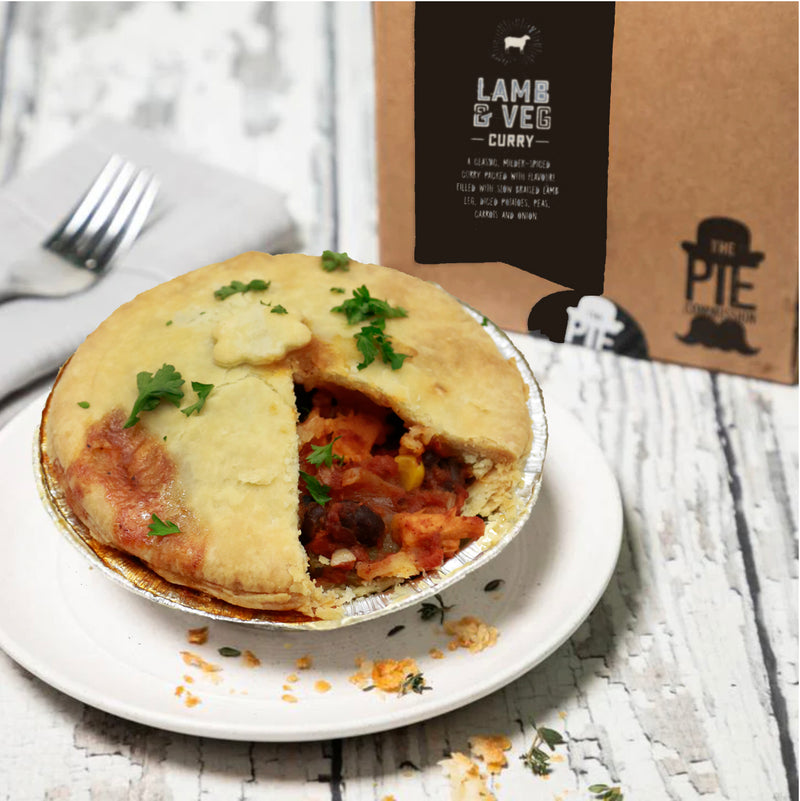 The Pie Commission Lamb & Vegetable Curry Pie