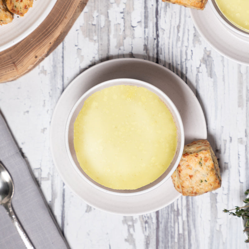 Leek, Pear and Quebec Blue Cheese Soup